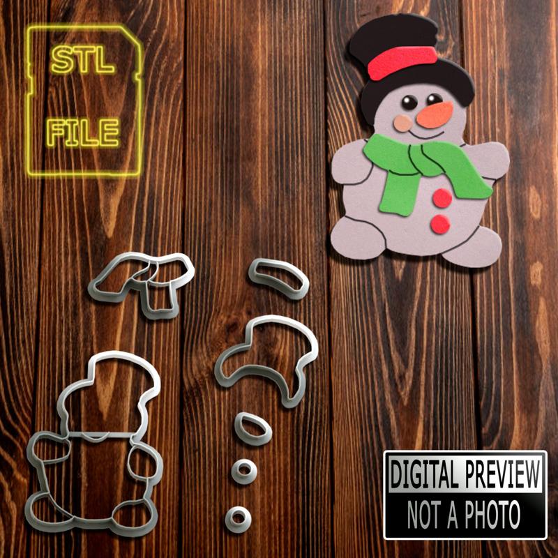 CHRISTMAS CUTTERS - SNOWMAN MODEL