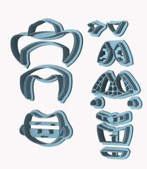 Cortador Modulado - Woody (Toy Story)