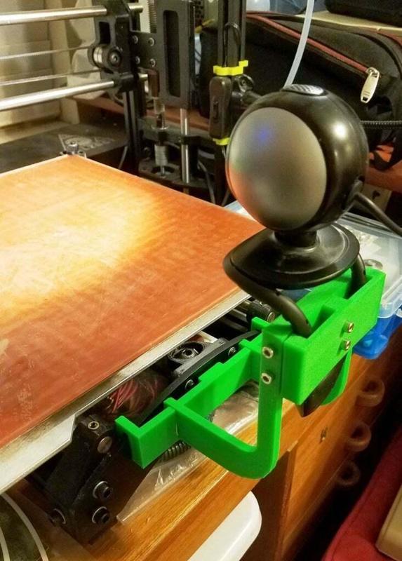 Lulzbot Taz Webcam Mount v1