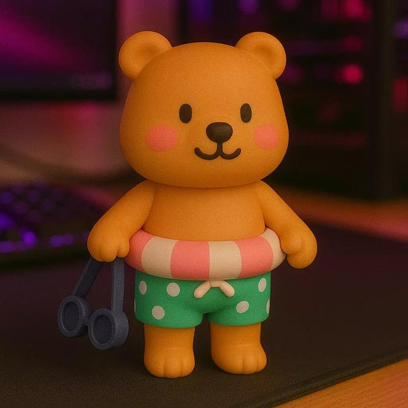 Bobbie Goods STL  Oso en Traje de Bano