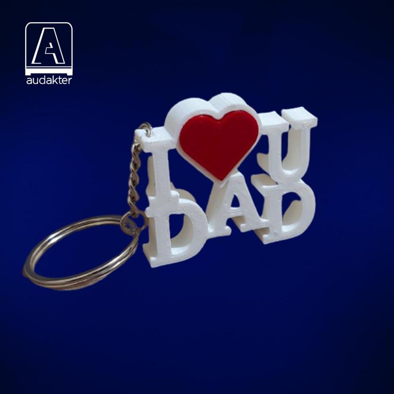 I ♥ U - Father's Day Key Chain