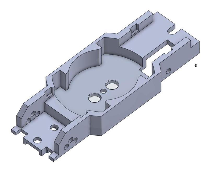 Aurora 1957 H0 slot car chassis