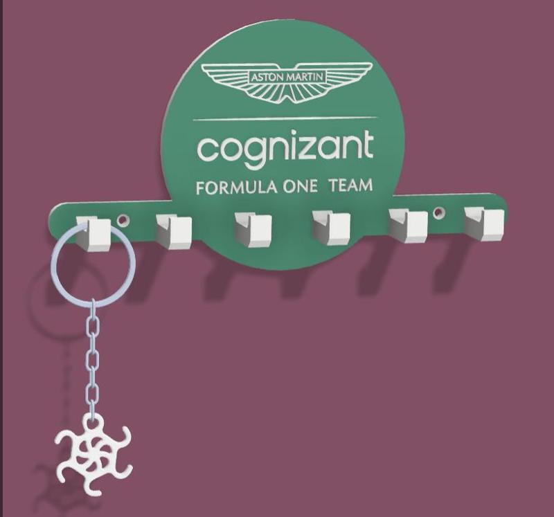 Aston Martin Aramco F1 Team KEYS HOLDER BOARD