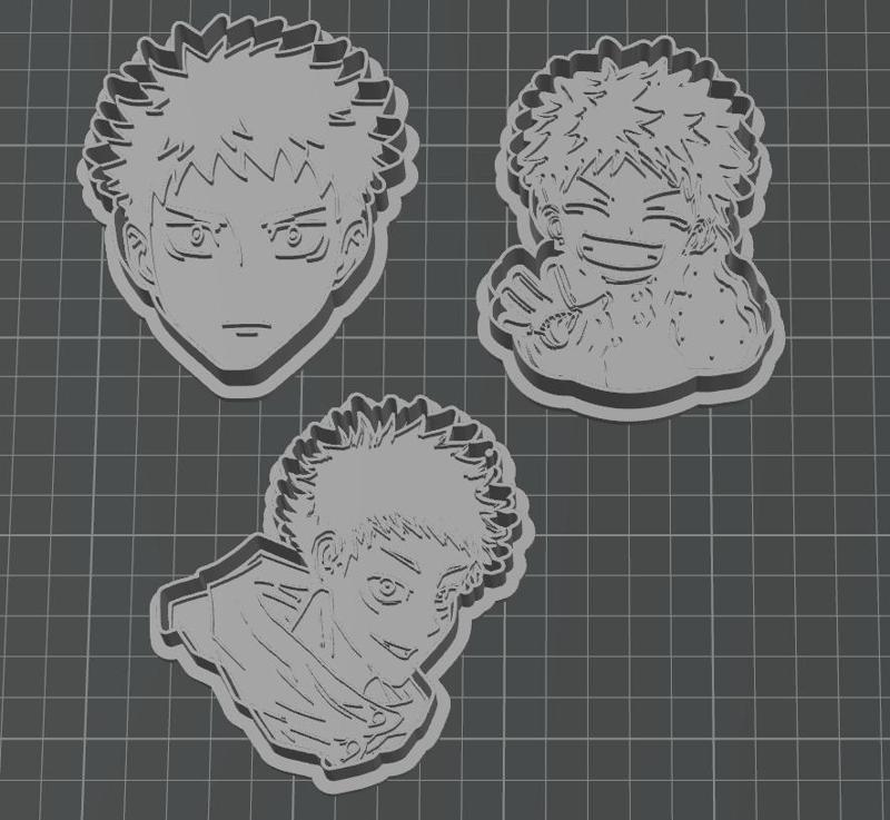 Jujutsu Kaisen yuji Itadori Sukuna pack Cookie Cutter Stamp