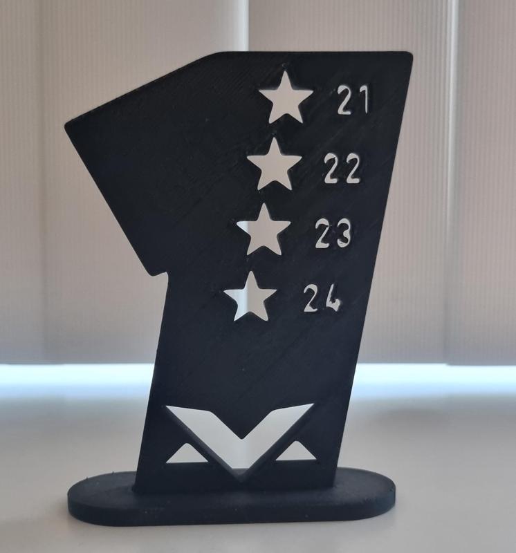 Max Verstappen 4-Times World Champion Trophy