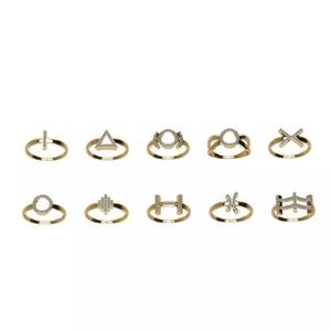 3D Model Collection 3D print italy 10 rings model tmtrmix01