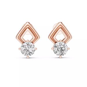 Halo Solitaire Studs Earrings 3dm stl renders animation videos