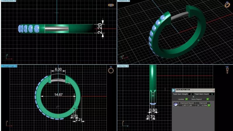 hoop earrings set diamonds