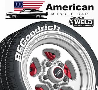 1/18 WELD RACING PROSTAR AMERICAN MUSCLE CAR WHEELS - BF GOODRICH RADIAL T/A - ROHANA / PORSCHE // OPEL / BMW / MERCEDES / FORD/ NISSAN / GTR / MITSUBISHI EVO / AE86 / SPEEDLINE / FORD /