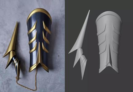 Bleach Soifon Zanpakuto Suzumebachi 3d model 3d print STL