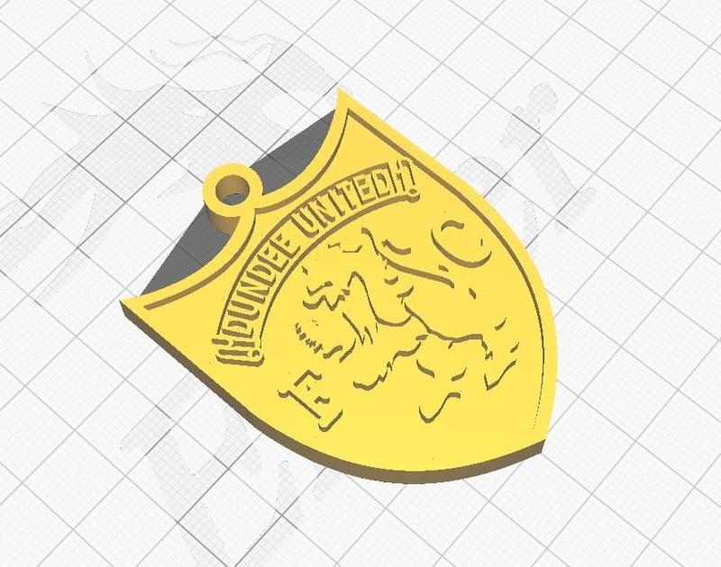 Dundee United Football Club (1983-1993) Club Badge Keyring