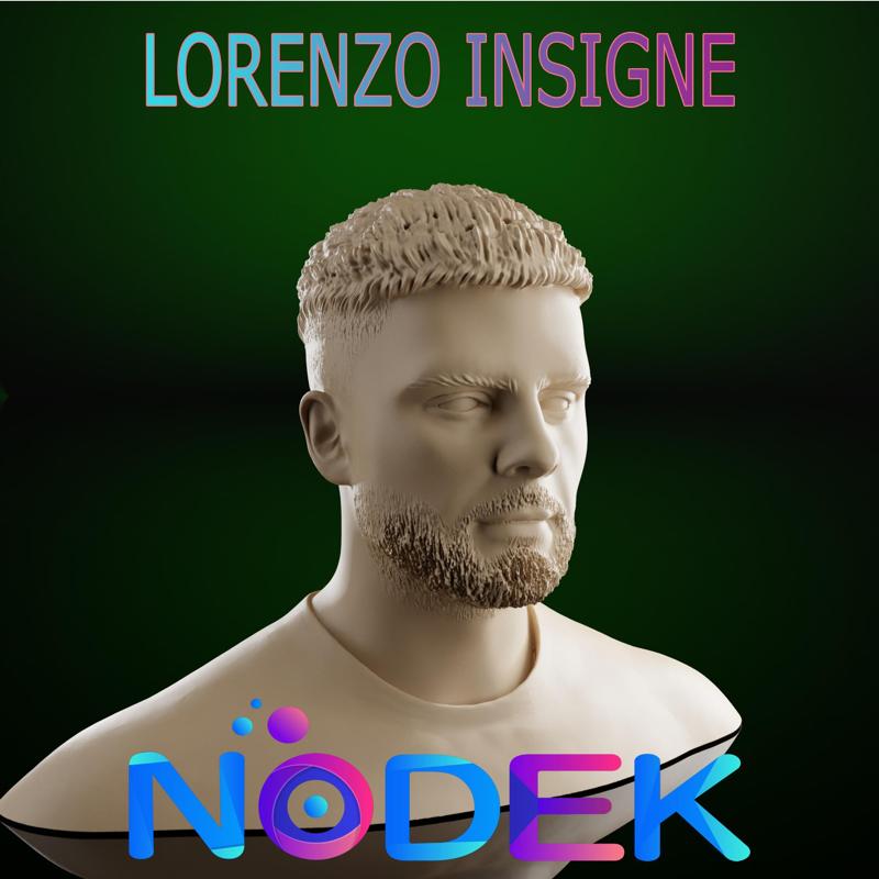 Bust of Lorenzo Insigne - The Wizard of Naples