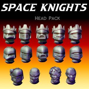 Space Knights - Head Pack!