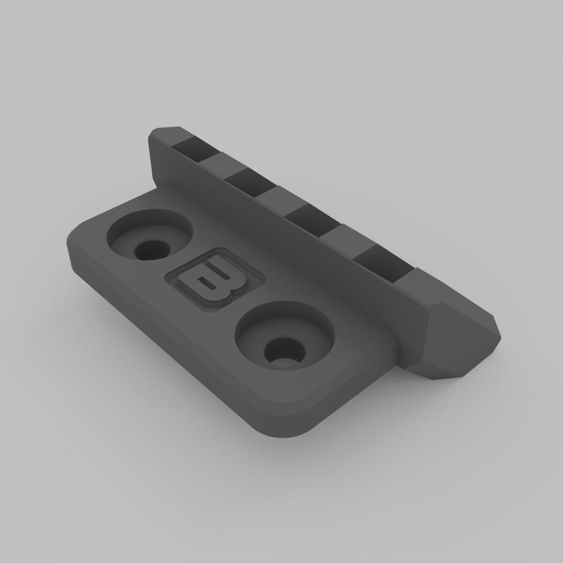 45° picatinny rail mlok