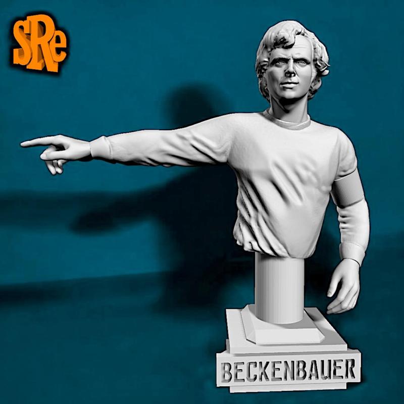 Bust Franz Beckenbauer (†) The "Kaiser" - Icon of World Football