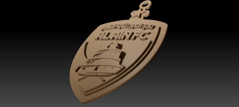 UAE Pro League Al Ain FC keychain badge