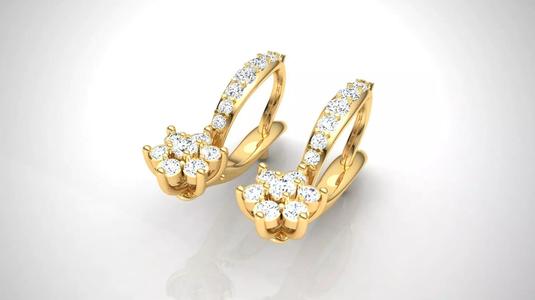 Earring E10 The luxury female earring with gems
