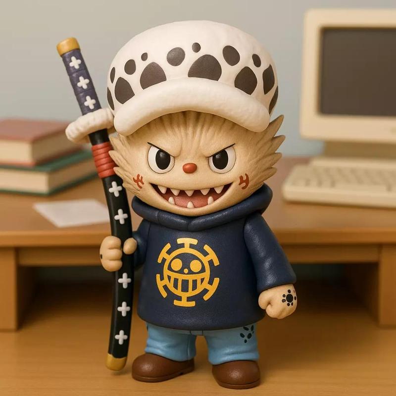 Labubu - Trafalgar D Water Law statue - 3D print