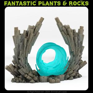 BASALT PORTAL WITH ITS WATER EFFECT