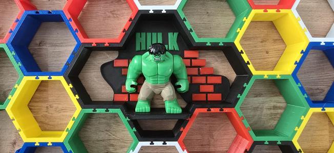 LEGO - Hexagonal 4x - For Hulk figure