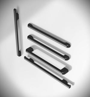 Cabinet Handles with Hooks (160 mm, M4 Inserts)
