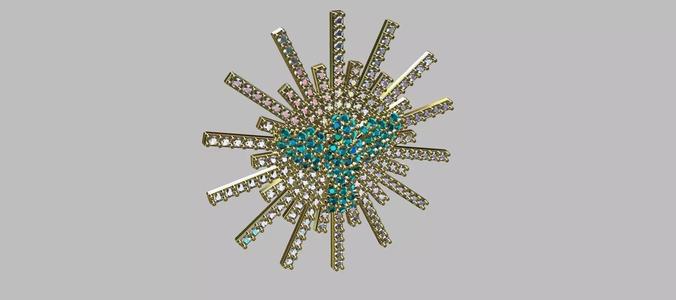 Studded Holy Spirit Pendant