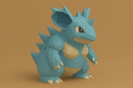 #031 Nidoqueen – Low Poly Pokémon