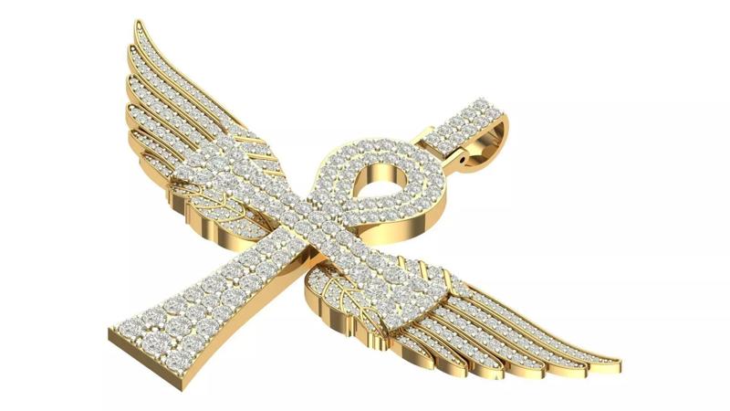 cross hiphop pendant