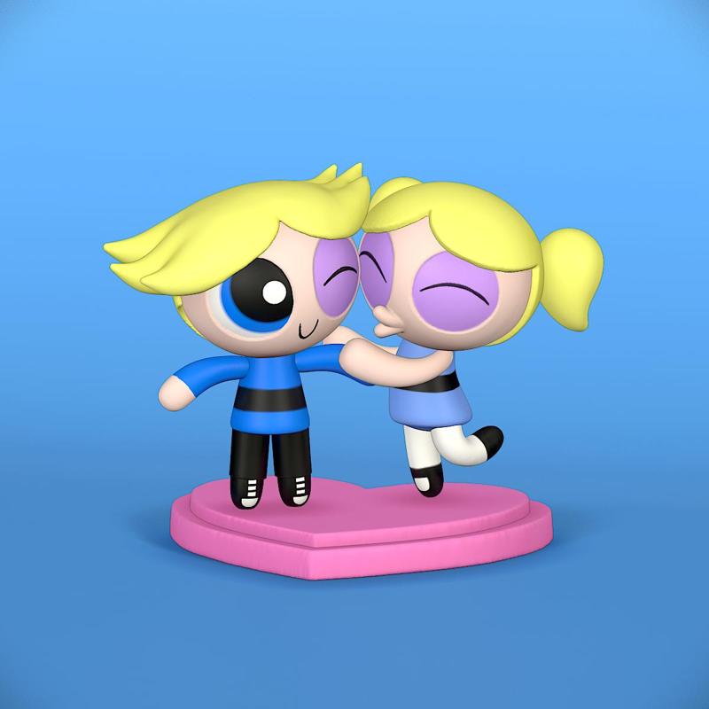 Bubble and vain (Powerpuff Girls)