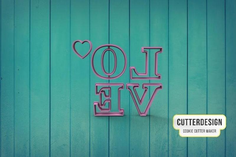 LOVE Cookie Cutter M2