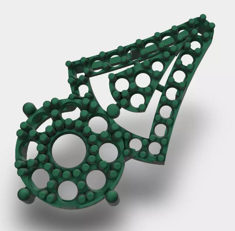 Classic Diamond Pendant 3D model