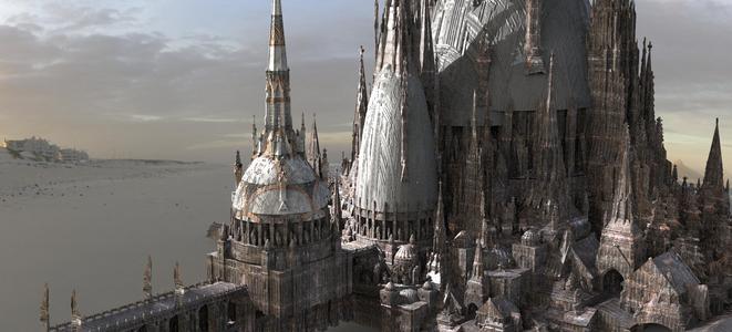 Barbarian Port City Grand Ocean city Kitbash