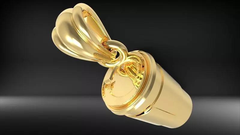 Coffee Cup Pendant  Charm Necklace Jewelry