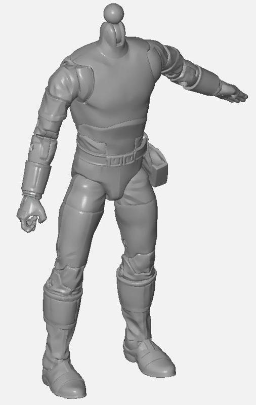 White Ranger figure body