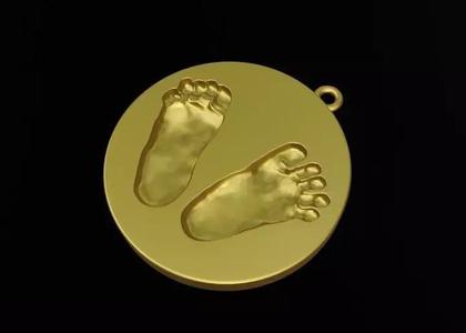 Baby Feet Medallion
