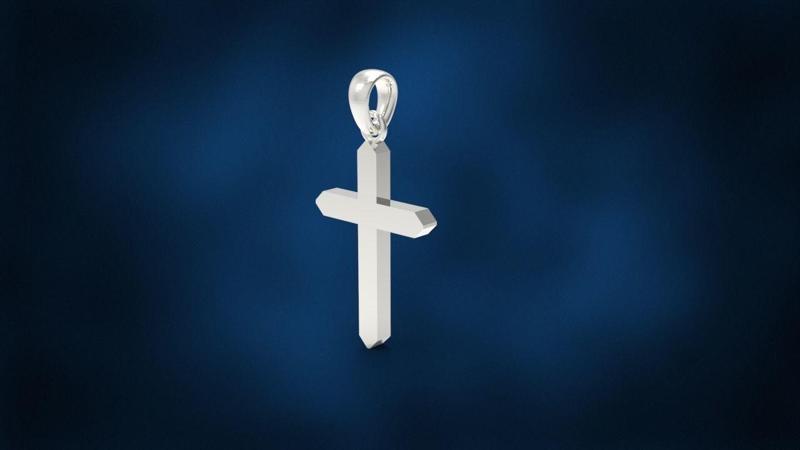 CROSS PENDANT NECKLACE 3dmodel 3D print model