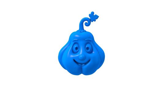 Pumpkin Character STL / Halloween Pumpkin 3D Model / Cute Pumpkin Figurine / Pumpkin Toy STL / Printable Pumpkin Decoration / Cartoon Pumpkin STL / Pumpkin