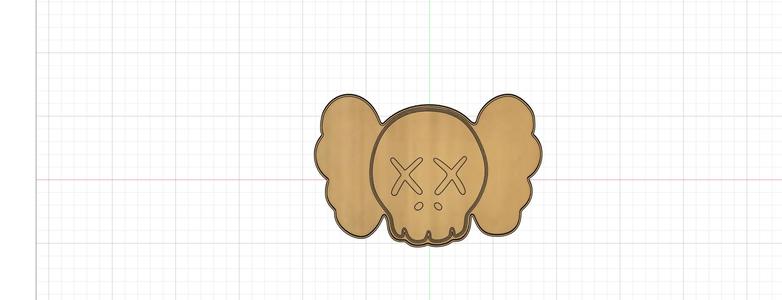 KAWS Head Bowl - Designer Toy Inspired 3D Print in Place