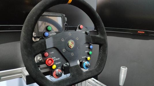 DIY PORSCHE 911 GT3 Fiber SABELT Steering Wheel
