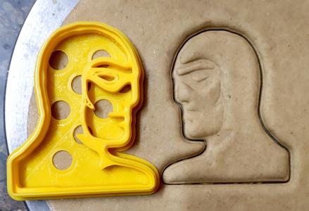 Phantom Side Face Ghost Who Walks STL Cookie Cutter