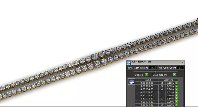 2Lines Diamond Bracelet