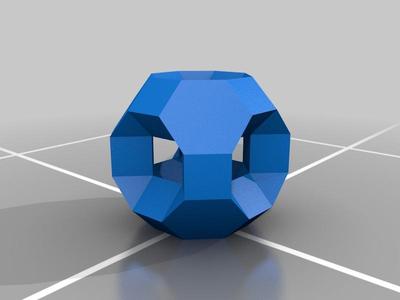 Rhombitruncated Cubeoctahedron with Tunnels