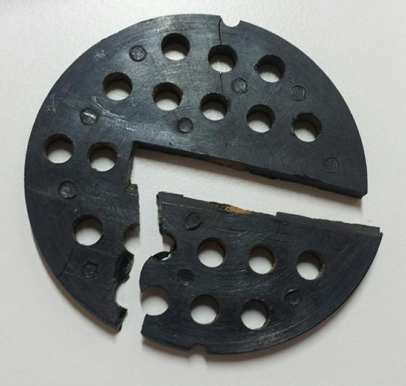 Axminster Band Saw Guard Plate (now with Holes)