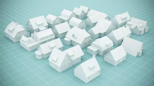Village houses pack for 3d print