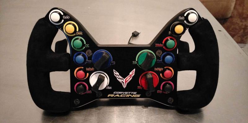 Corvette C8R steering wheel