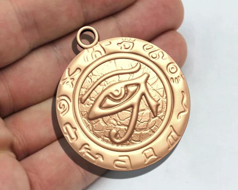 Egypt Pharaonic Eye Horus Necklace for 3D Printing