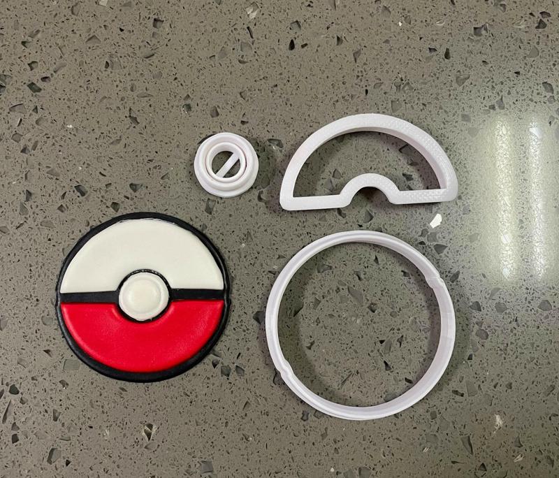 Pokeball Cookie Cutter