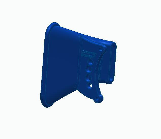 Minarelli Horizontal CVT Cooler – Airbox-Mounted Cooling Duct (STL)