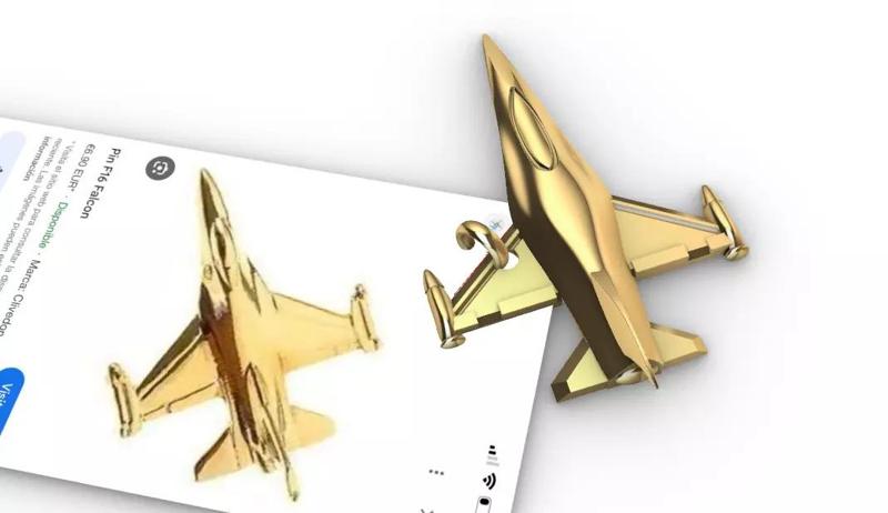 dije- colgante jet -v-