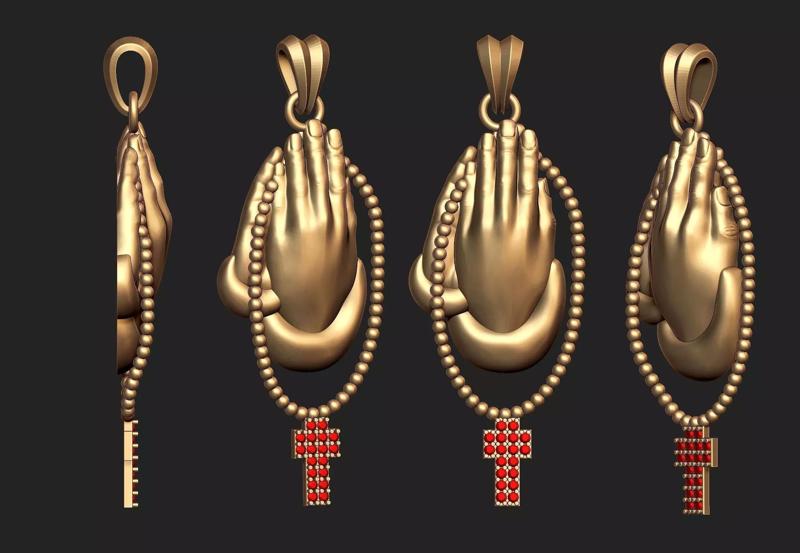 Praying Hand Pendant